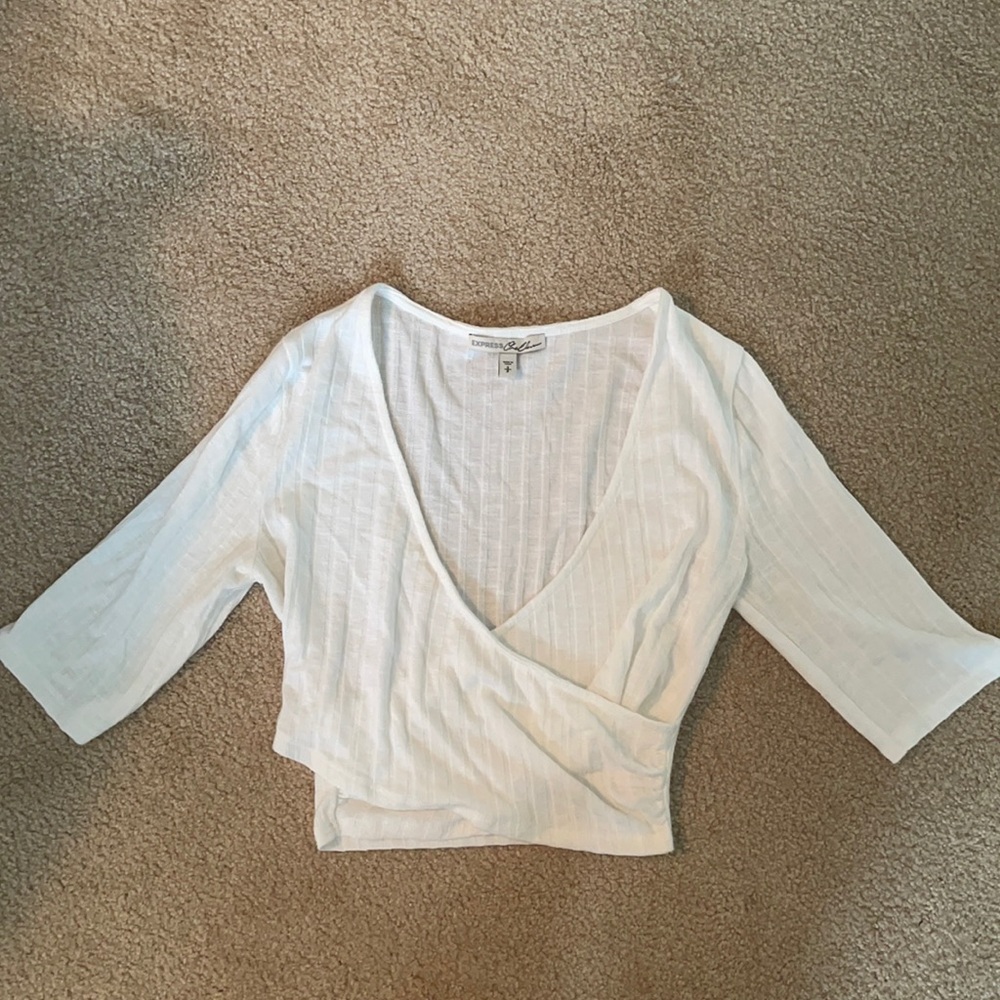 White Crop Top